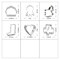 CookieCutter.com 6 Piece Horse Essentials Cookie Cutter Set Prize Ribbon, Rainboot, Barn, Rocking Horse, Heart, Mini Shamrock, Metal Shapes Made in USA, Silver